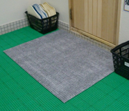 取水マット　設置②